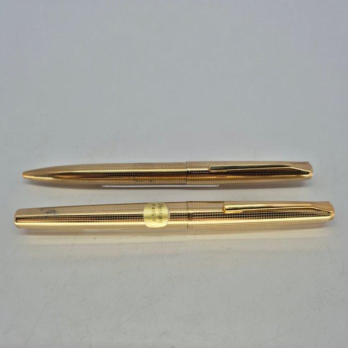 Pelikan - Fountain pen P495 (18k F nib) + ballpoint K495 -, Verzamelen, Pennenverzamelingen
