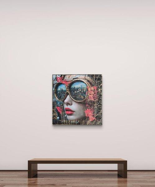 Nicole Lubbers - Steel and Silence, Antiek en Kunst, Kunst | Schilderijen | Modern