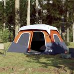 vidaXL Tent met LED 6-persoons snelontgrendeling lichtgrijs, Caravans en Kamperen, Tenten, Verzenden, Nieuw