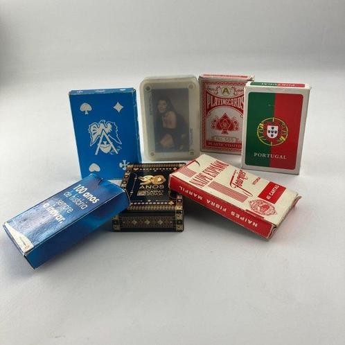 7x Vintage Playing Cards Sets - Speelkaarten - 7x Vintage, Antiek en Kunst, Antiek | Overige Antiek