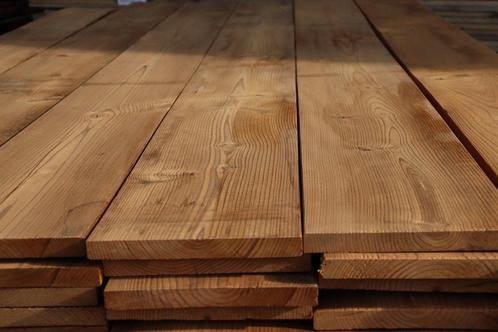 Thermowood planken voor gevelbekleding VOOR € 39,95 per m2, Doe-het-zelf en Bouw, Hout en Planken, Vuren, 300 cm of meer, Minder dan 25 mm