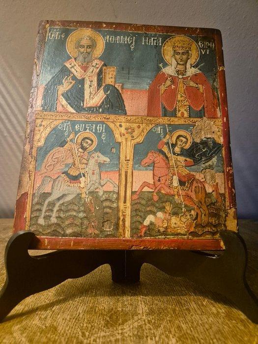 Icoon - Hout, Antiquités & Art, Art | Art non-occidental