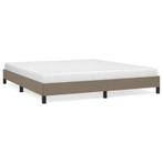 Taupe Bedframe 160x200 | OP = OP - 35% Voordeel, Huis en Inrichting, Slaapkamer | Bedden, Overige kleuren, Verzenden, Nieuw, Twijfelaar