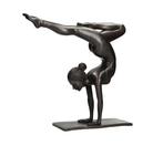 Beeldje - Ballerina art - yoga - Brons