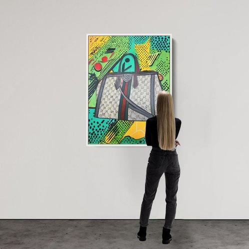 Lacrymal (1990) - Luxury Bag Gucci, Antiek en Kunst, Kunst | Schilderijen | Modern