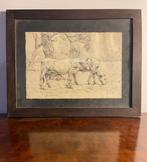 Domenico Quattrociocchi (1872-1941) - Scena rurale