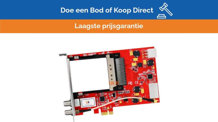 Bieden: IPTV DVB-S/S2 Encrypted Dual Tuner interface - TBS, Watersport en Boten, Navigatiemiddelen en Scheepselektronica, Ophalen of Verzenden