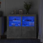 vidaXL Bijzetkastjes met LED-verlichting 2 st bewerkt hout, Huis en Inrichting, Verzenden, Nieuw