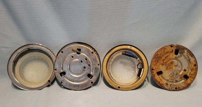 Maritieme objecten (4) - Glas- Boat ceiling lighting, Antiek en Kunst, Curiosa en Brocante