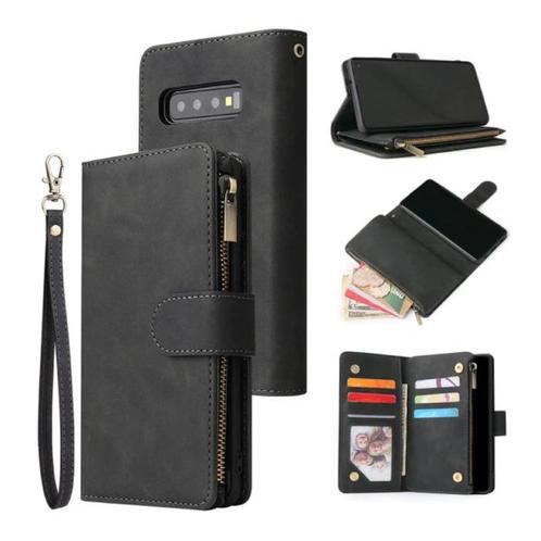 Samsung Galaxy Note 10 - Leren Wallet Flip Case Cover Hoesje, Telecommunicatie, Mobiele telefoons | Hoesjes en Screenprotectors | Samsung