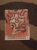 Groot-Brittannië  - 1d penny roodbruin Maltezer kruis met