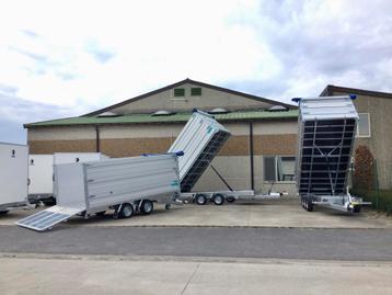 TwinTrailer - Kipper EN Transporter - Aanhangwagen Langemark beschikbaar voor biedingen