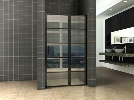 Horizon nisdeur R/L met vast deel 100cm 8mm NANO, Huis en Inrichting, Badkamer | Badkamermeubels, Ophalen of Verzenden