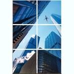 Wolkenkrabber plafond Fotoprint verdeeld over 6 panelen, Nieuw, Verzenden