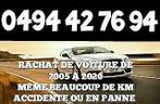 RACHAT VOITURE Vendre ma voiture 0494 42 76 94