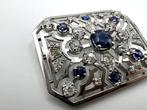Broche - 18 karaat Platina, Witgoud - 2.24ct. tw. Diamant