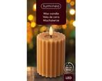 Actie lumineo led kaars wax steady binnen, ribbel, met, Nieuw