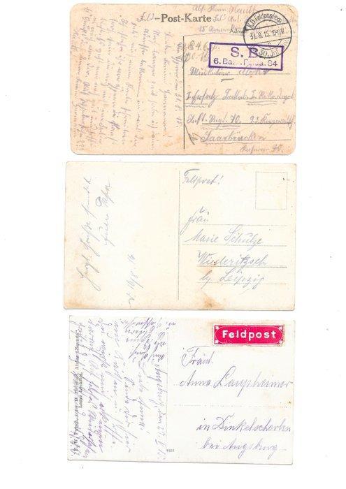 Duitsland - Militair - 1e Wereldoorlog - Feldpost -, Verzamelen, Postkaarten | Buitenland