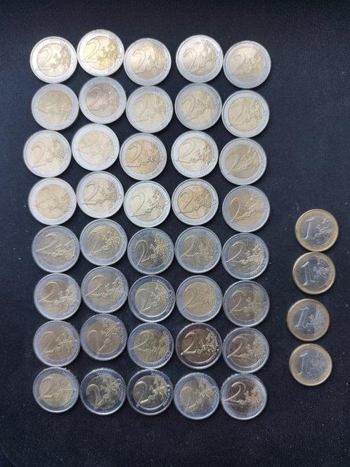 Europe. 1 Euro / 2 Euro 2000/2025 (44 coins) (Sans Prix de, Postzegels en Munten, Munten | Europa | Euromunten