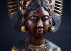 buste Djanger danseres 64 cm - Bali - Indonesië (Zonder