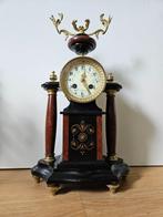 Horloge et parure de cheminée (3) - Klokkenstel - Antique