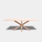 Tafel Boomstam eikenhout  Matrix hout  140x90, Huis en Inrichting, Nieuw