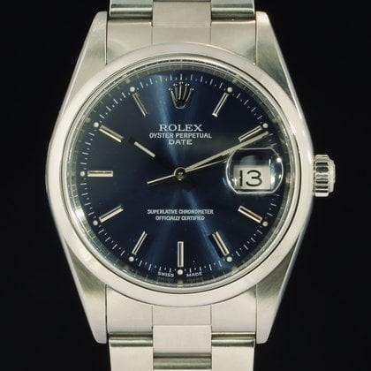 Rolex Datejust 34 15200 uit 1999, Handtassen en Accessoires, Horloges | Dames, Verzenden