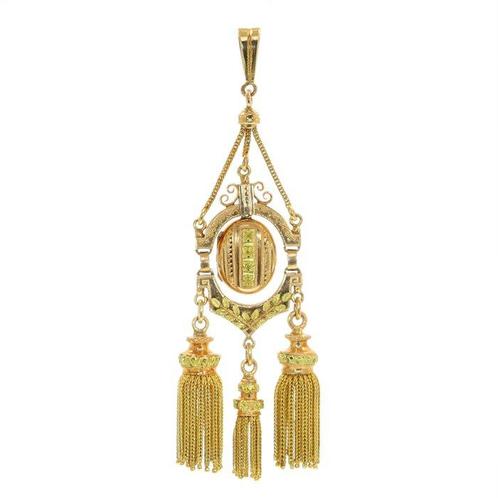 Pendentif - 18 carats Or jaune, Or rose - Antique vintage, Handtassen en Accessoires, Antieke sieraden