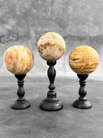 Ensemble merveilleux de 3 agates dentelle, sans prix de