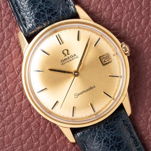 Omega - Seamaster Automatic 18K Yellow Gold - Zonder, Handtassen en Accessoires, Horloges | Heren