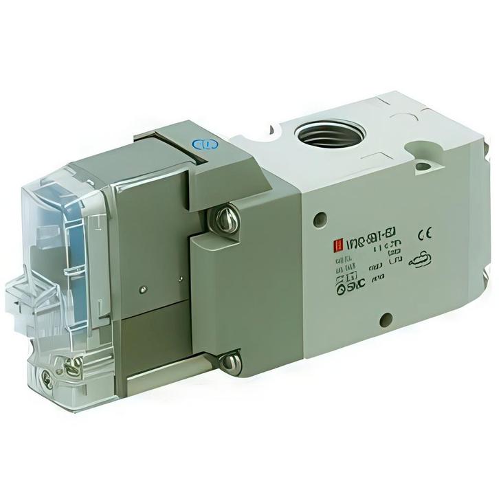 SMC 3/2 Voie En Ligne Électrovanne Pneumatique G1/2 -, Doe-het-zelf en Bouw, Gereedschap | Overige machines, Verzenden