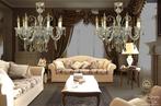 SLC Illumina - MG - Lustre (2) - Cristal - Luminaire, Antiek en Kunst