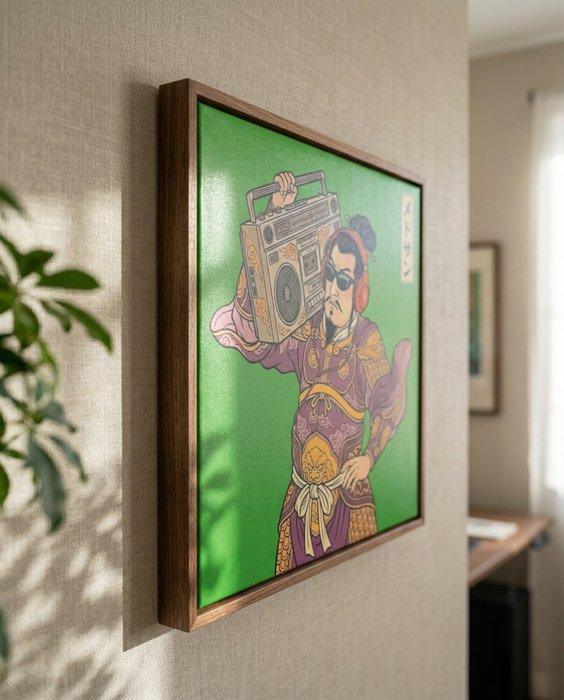 MEDSAN - Edo Groove () - Handmade! - unique work, Antiquités & Art, Art | Peinture | Moderne