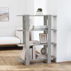 vidaXL Boekenkast/kamerscherm 100x30x123,5 cm betongrijs, Huis en Inrichting, Kasten | Boekenkasten, Verzenden, Nieuw