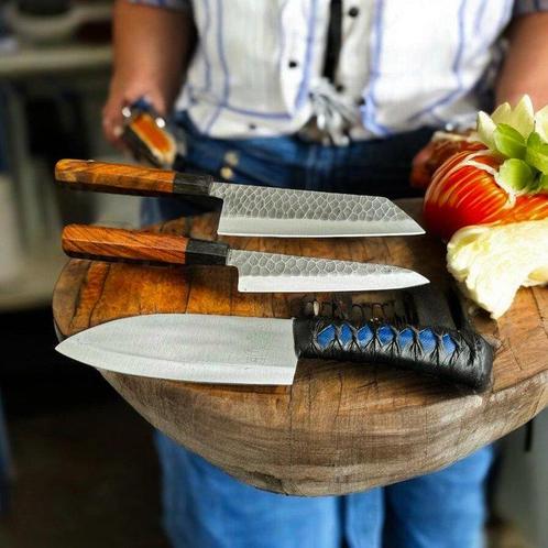 Couteau de cuisine - Chefs knife - Acier, Cuisine japonaise, Antiek en Kunst, Antiek | Keukengerei