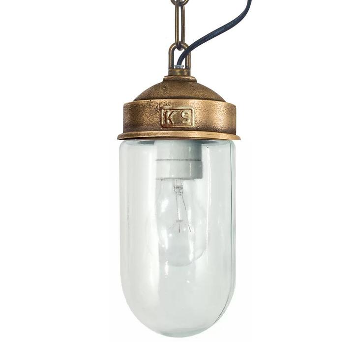 Alle hanglampen Kettinglamp One-Eighty Chain brons, Huis en Inrichting, Lampen | Hanglampen, 75 cm of meer, Nieuw, Metaal, Verzenden