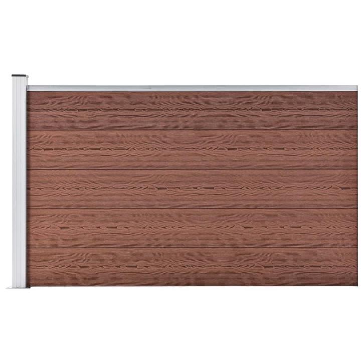 HKC Bruine Schutting | Tweede Kansje | OP = OP, Tuin en Terras, Tuinhekken en Hekwerk, Nieuw, Kunststof, Tuinhek, Verzenden