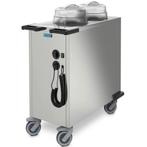 Bordendispenser | RVS | 70°C | Statisch | 122 Borden, Verzenden, Nieuw in verpakking