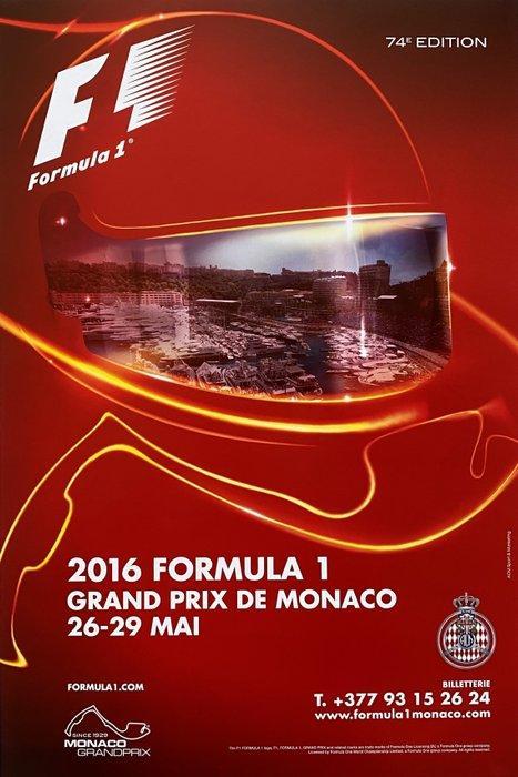 ② Poster F1 GP de Monaco 2023 signed — Marques automobiles, Motos &  Formules 1 — 2ememain