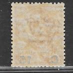 Koninkrijk Italië 1905 - Floreale Cent. 15 op 20 Cent., Gestempeld