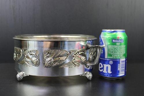 Bol - Art Nouveau large silver plated fruit or salad bowl. -, Antiek en Kunst, Kunst | Designobjecten