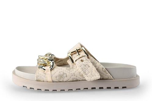Guess Slippers in maat 37 Beige | 5% extra korting, Kleding | Dames, Schoenen, Beige, Zo goed als nieuw, Slippers, Verzenden