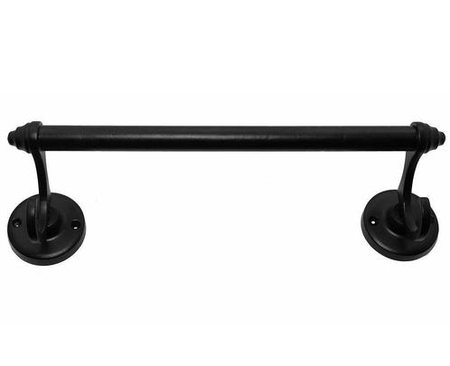 Handdoek Rek Met Haken 498 mm mat zwart, Huis en Inrichting, Badkamer | Badtextiel en Accessoires, Nieuw