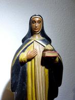 Statue - Sainte Hedwige - Sculptée à la main - 29 cm - Bois