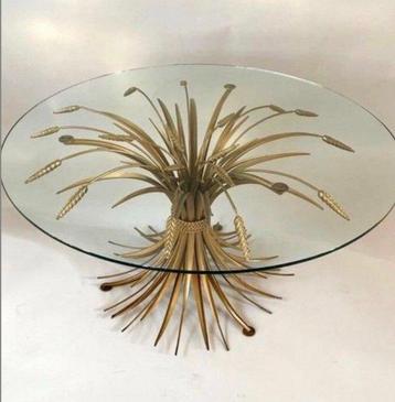 Salontafel - Glas, Gegoten/Gesmeed - Schoof van tarwe,