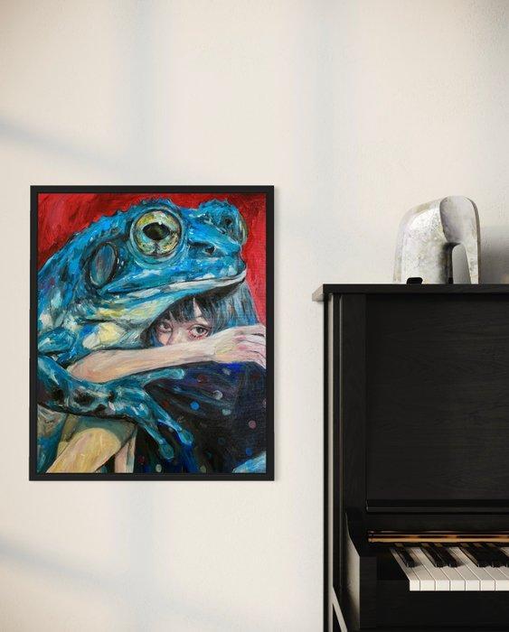 Anna Dart - Blue Monday, Antiek en Kunst, Kunst | Schilderijen | Modern