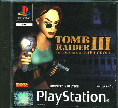 Tomb Raider III Adventures of Lara Croft-Duits (PlayStation, Games en Spelcomputers, Games | Sony PlayStation 1, Ophalen of Verzenden