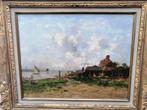 Charles Lapostolet (1824-1890) - Huis aan het water. Seine