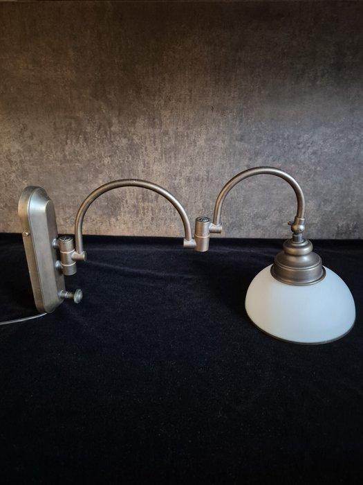 KEMNER - Wandlamp - Koper/Messing - Dubbele Zwenkarm, Antiek en Kunst, Curiosa en Brocante