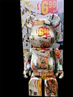 Medicom Toy Be@rbrick - Be@rbrick Andy Warhol x JEAN-MICHEL, Antiek en Kunst, Kunst | Schilderijen | Modern